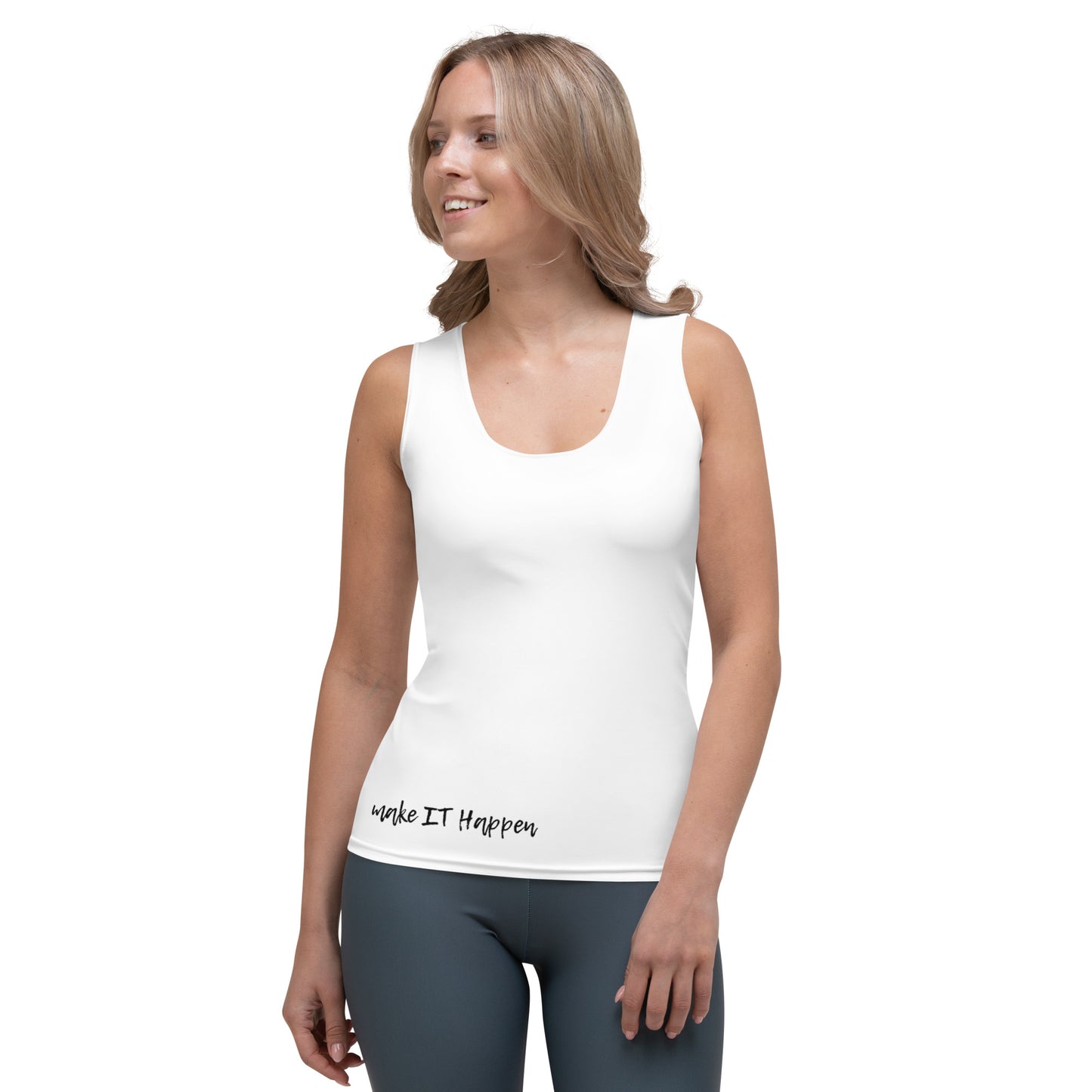 RM White - Sublimation Cut & Sew Tank Top