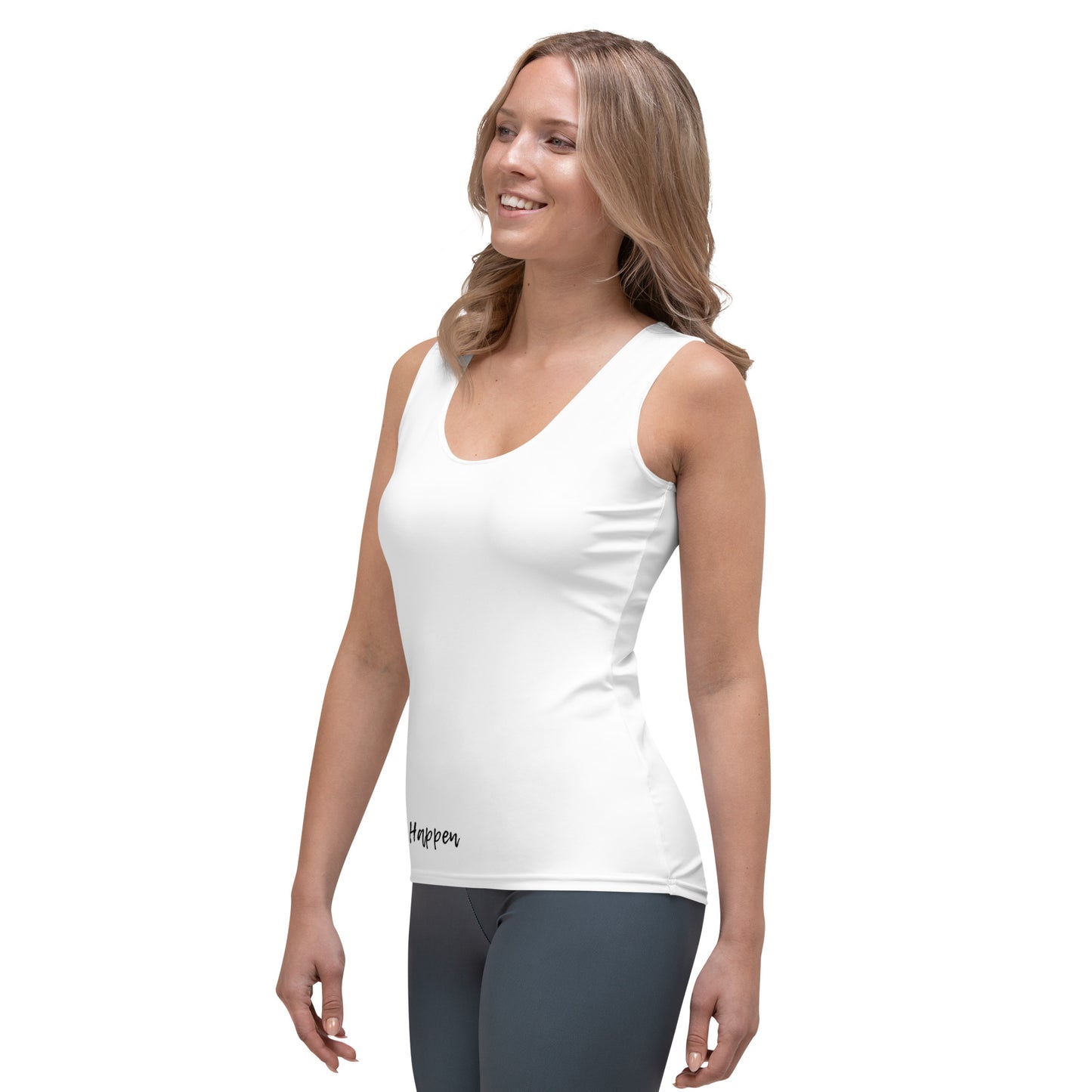 RM White - Sublimation Cut & Sew Tank Top