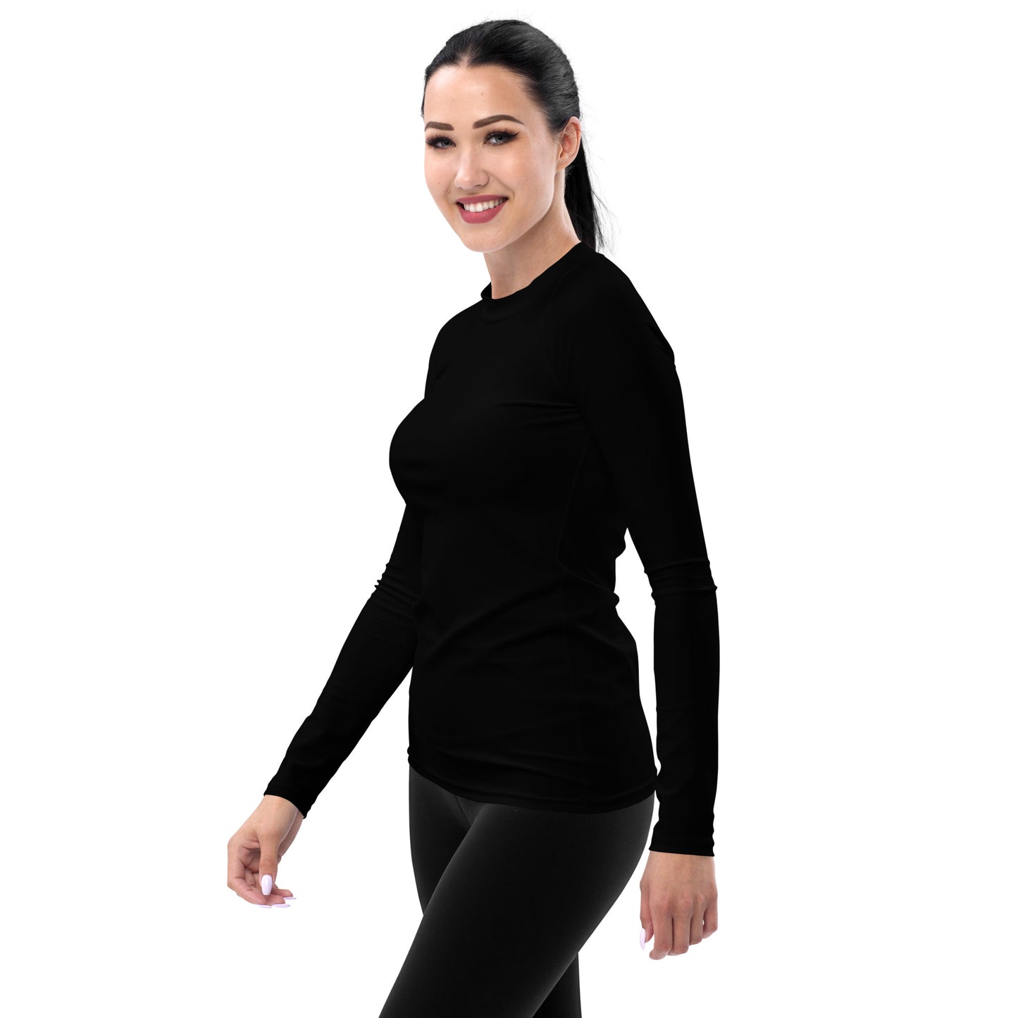 RM Side Black - Women's Rash Guard