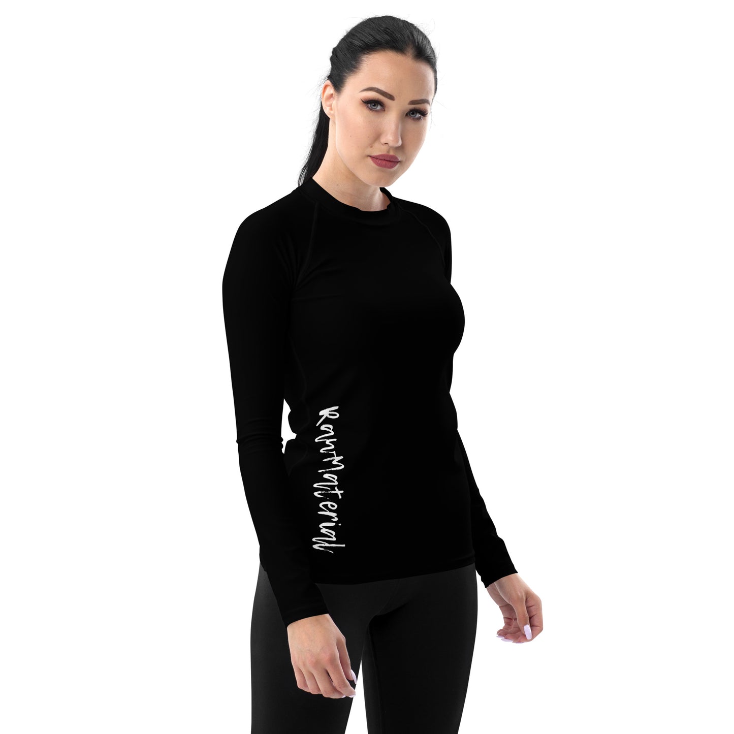 RM Side Black - Women's Rash Guard